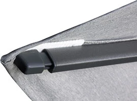 Platinum Sonnenschirm Challenger T2 Nahaufnahme Stoffbezug