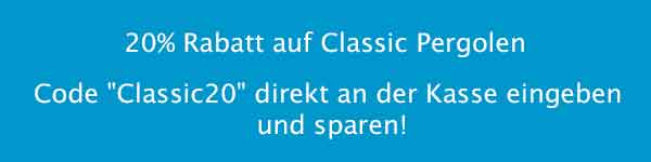 -20% Rabatt auf Gartenmöbel - Code: GARTEN20%