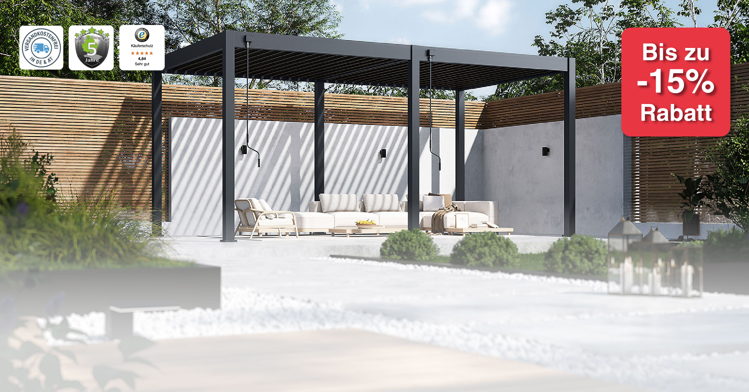 Mehr Freude, weniger Preis! Bis zu 15% Rabatt auf ALLES - ab 6. März!