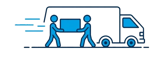 2-Mann-Handling Lieferservice bis zu Ihrem Verwendungsort