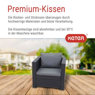 Lounge-Set inkl. Sessel und Tisch | Der Hingucker für Terrasse & Garten |  Heim und Garten Shop 24